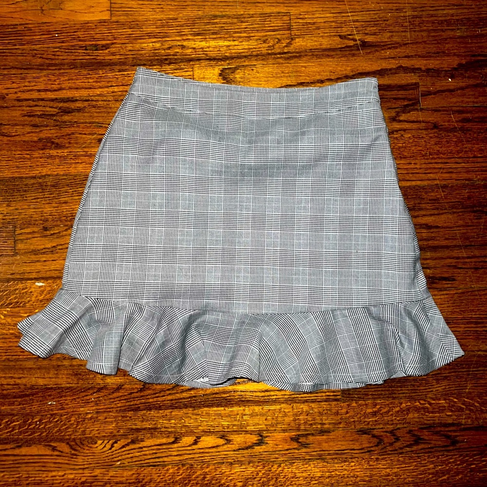 School girl skit black and white